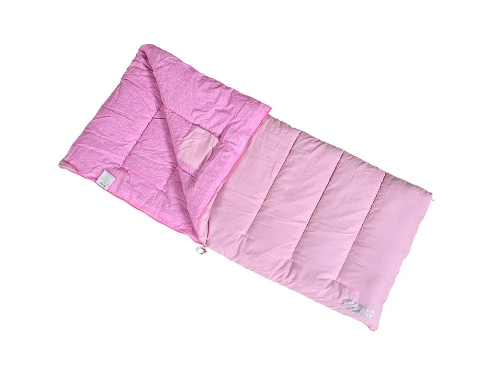 Billig Polydaun Beach House Kinderschalfsack - Pink Coconut