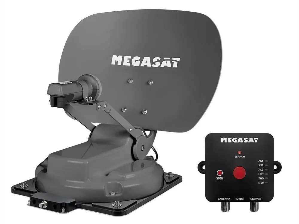 Neuheit Megasat Caravanman Kompakt 4 vollautomatische Antenne - Graphite