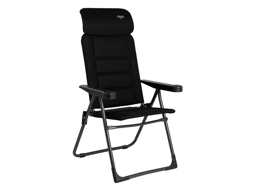 Crespo AP-213 Air-Deluxe Extra Compact Klappstuhl - Black Neue Kollektion