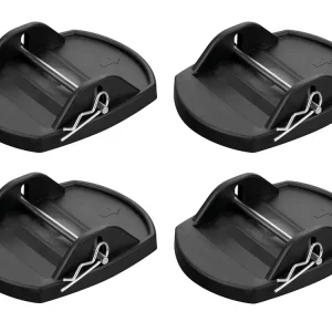 Lampa Eckstützen-Fußplatten - Set von 4 Markenprodukt