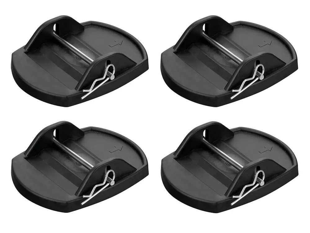 Lampa Eckstützen-Fußplatten - Set von 4 Markenprodukt