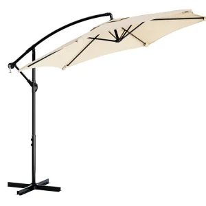 Tristar PA‑7906 300 cm Ampelschirm mit Kreuzfuß und Hülle - Beige Neu Im Sortiment