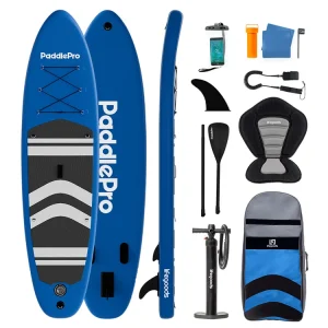 LifeGoods PaddlePro SUP Board mit Sitz - Blue Billig