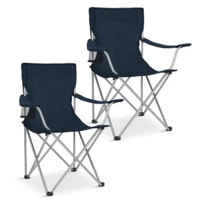 Direkt Vom Hersteller TRVLMORE Basic Blue Faltstuhl - Set von 2