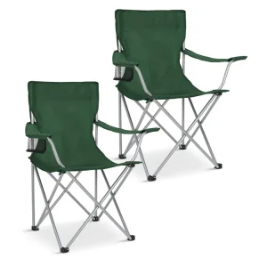 TRVLMORE Basic Green Faltstuhl - Set von 2 Neu