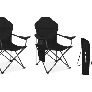 Mega-Angebot TRVLMORE Compact Plus Black Klappstuhl - Set von 2