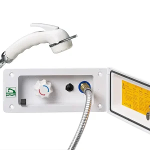 Zweite Chance Reich Wassersteckdose Warmwasser mit Schalter Markenware