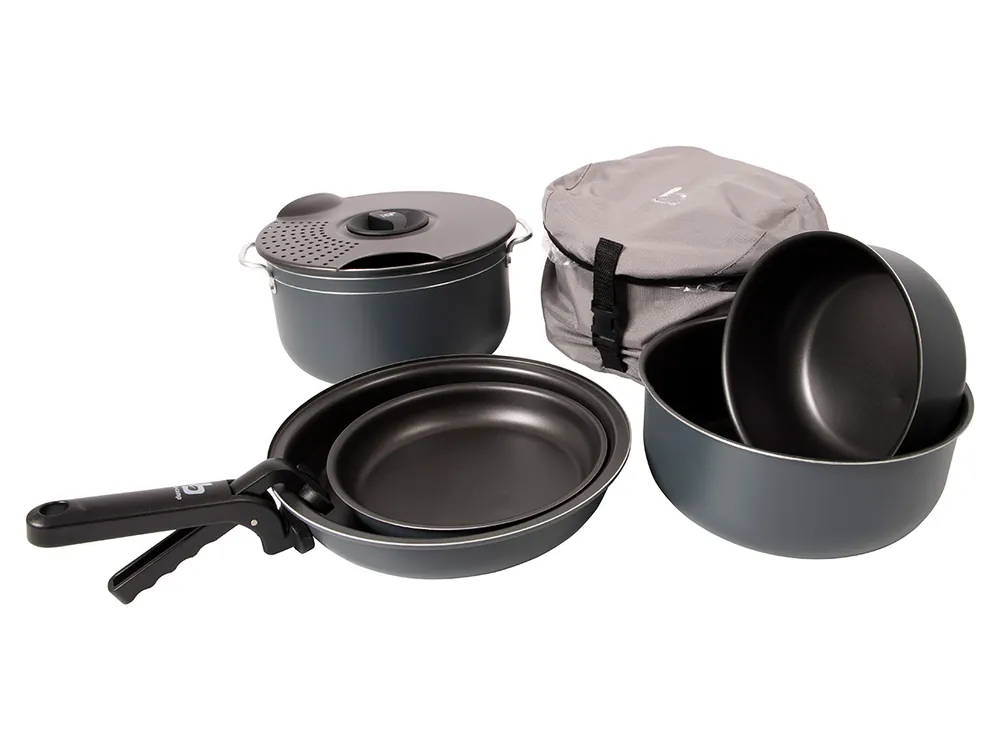 Begrenztes Angebot Zweite Chance Bo-Camp Topfset Trekking 7-teilig
