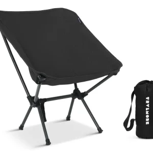 TRVLMORE Compact Campingstuhl - Black Kracherpreis