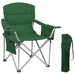 Wochenendangebot TRVLMORE XL Faltstuhl mit Kühlfach - Green