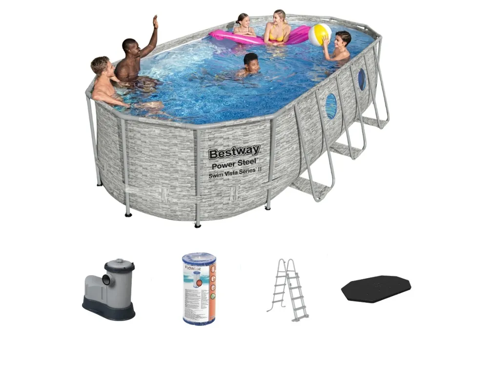Sale Bestway Swim Vista 549x274x122cm Pool – 5-teilig