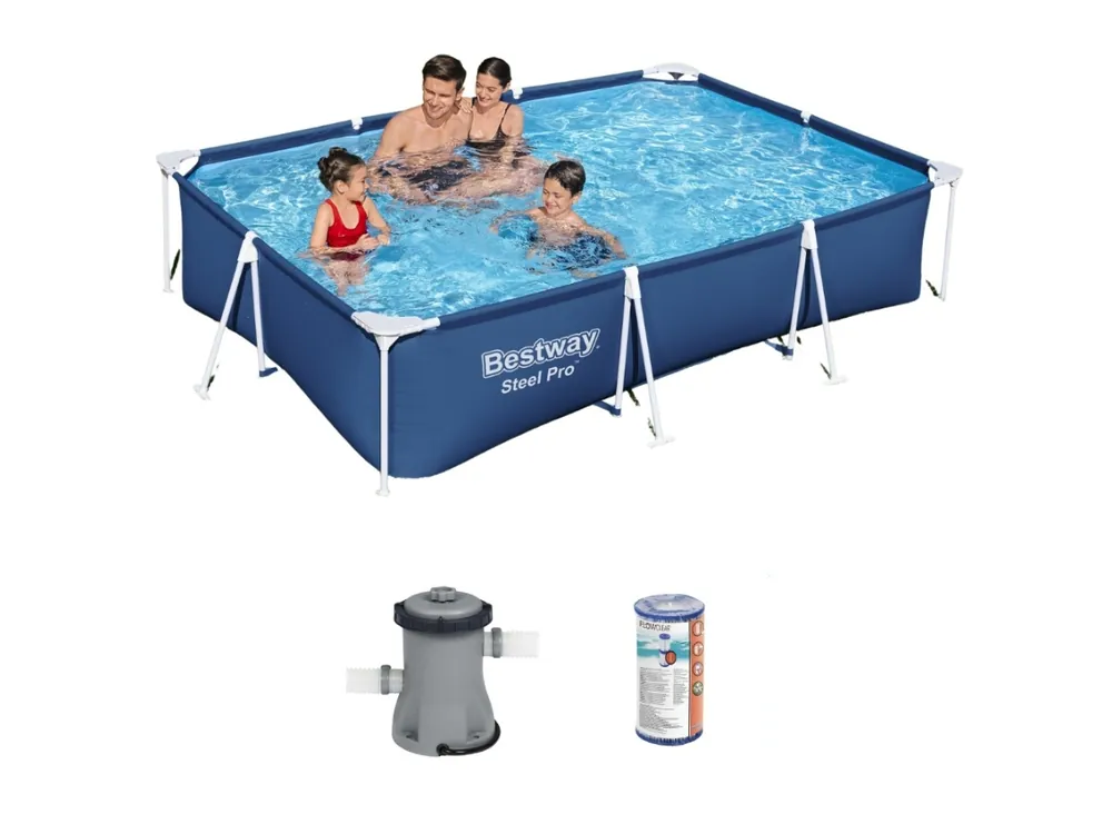 Top-Seller Bestway steel pro 300x201x66cm pool – 3-teilig