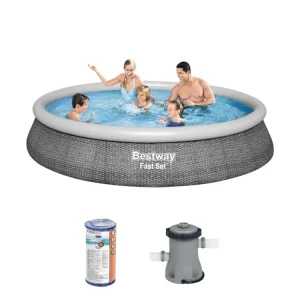 Abverkauf Bestway Fast Set 396x84cm Pool – 3-teilig
