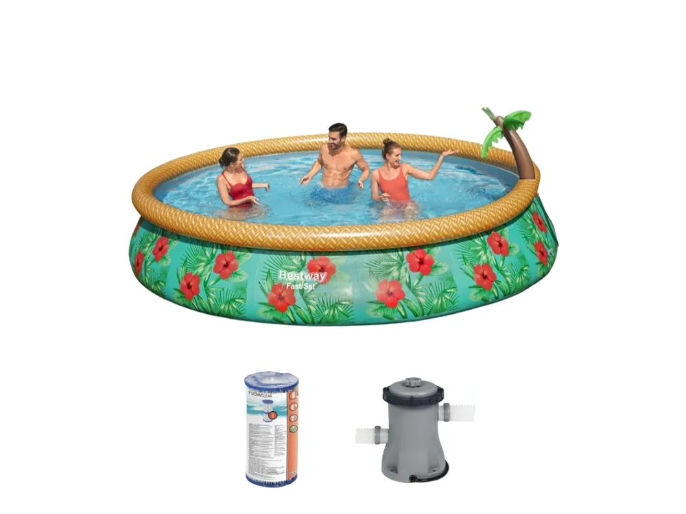 Bestway Fast Set 457x84cm Pool – 3-teilig Neu Im Sortiment
