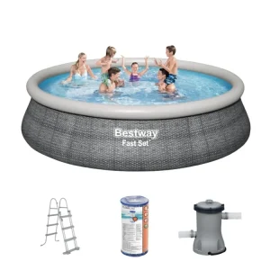Sonderangebot Bestway Fast Set 457x107cm Pool – 4-teilig