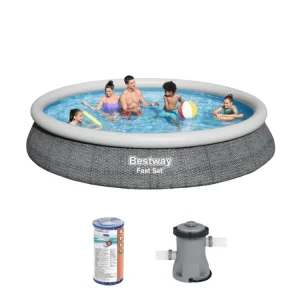 Bestway Fast Set 457x84cm Pool – 3-teilig Saisonangebot