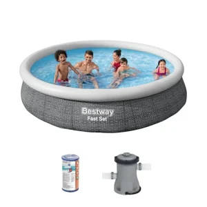 Saisonangebot Bestway Fast Set 366x76cm Pool – 3-teilig
