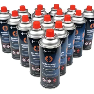 Eurocatch 227 Gramm Gaskartusche - Set von 16 Neue Ware