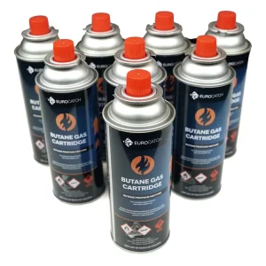 Eurocatch 227 Gramm Gaskartusche - Set von 8 Expressversand