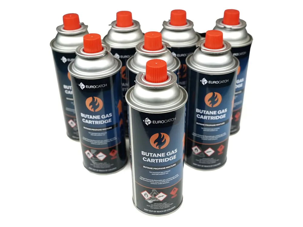 Eurocatch 227 Gramm Gaskartusche - Set von 8 Expressversand
