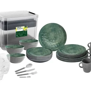Top-Angebot Brunner Venetian All Inclusise VIP 40-teilig Geschirrset - Green