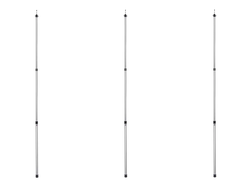Tambu aluminium Teleskopstangen - Set von 3 Heißes Angebot
