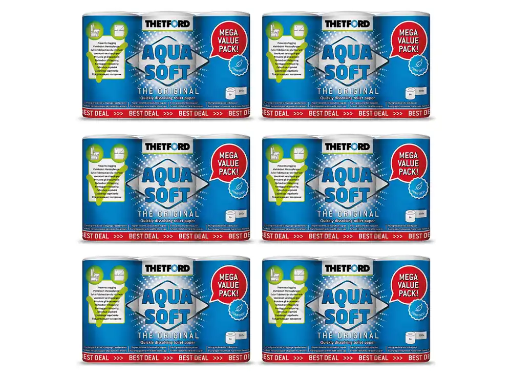 Sonderangebot Thetford Aqua Soft Toilettenpapier - 36 Rollen