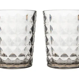 Ausverkauf Gimex Stone Line Sand 480 ml Wasserglas - Set van 2