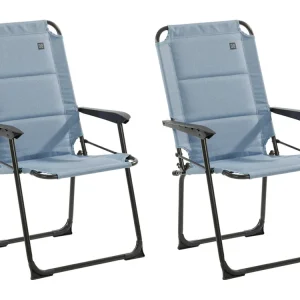 Must-Have Travellife Lago Compact Wave Blue Klappstuhl - Set von 2
