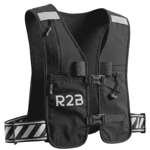 R2B wiederaufladbare reflektierende Laufweste – Schwarz Bestseller