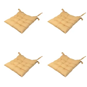 Abverkauf Madison Napels Yellow Sitzkissen - Set von 4