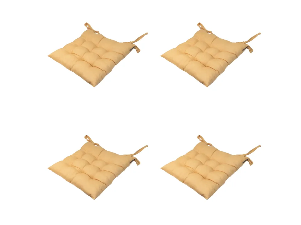 Abverkauf Madison Napels Yellow Sitzkissen - Set von 4