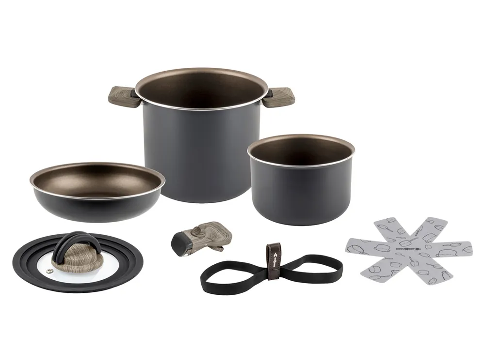 Geprüft Brunner Torralta Spacemaster Ø20cm 7-teiliges Topfset