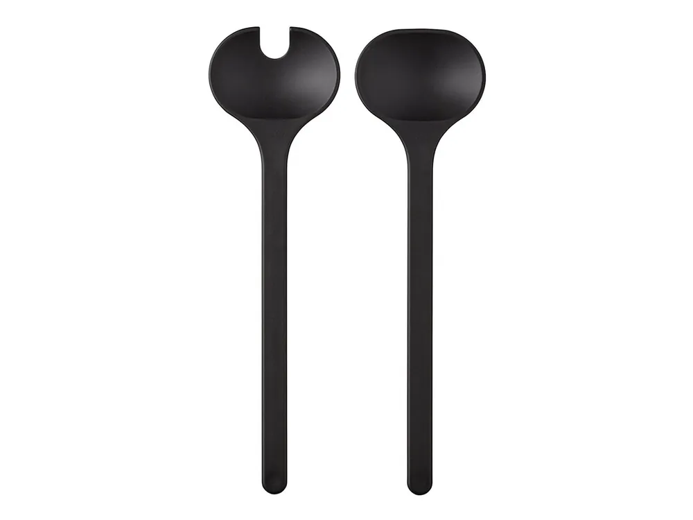 Top-Seller Mepal Silueta Nordic Black 2-teiliges Salatbesteck