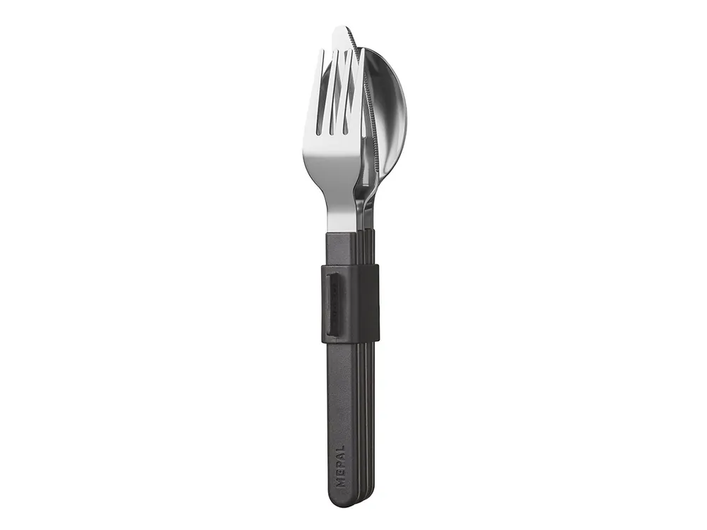 Bestpreis Mepal Silueta Nordic Black 3-teiliges Besteckset