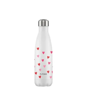 Direktkauf FLASKE 500 ml Trinkflasche aus Edelstahl - Hearts