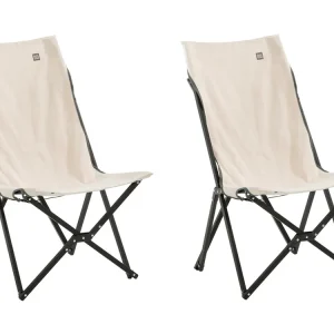 Zertifiziert Travellife Rune Set von 2 butterfly Stuhle - Beige