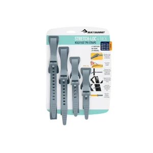 Günstig Sea To Summit Stretch-Lock TPU-Gurte 4 Stück – Dusk Grey