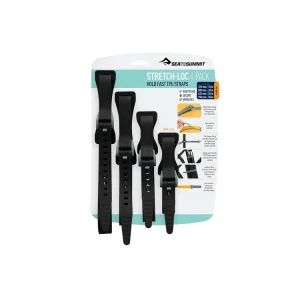 Neue Ware Sea To Summit Stretch-Lock TPU-Gurte 4 Stück – Black