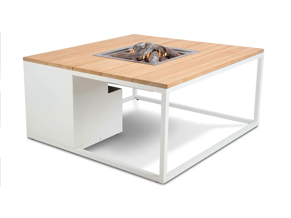 Neuheit Cosi Fires Cosiloft 100 Feuertisch - White/Teak