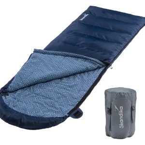 Abverkauf Skandika Dundee Flannel-L Schlafsack - Blue