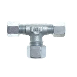 Zertifiziert Gimeg Stahl T-Stück - 15 x 12 x 15 mm