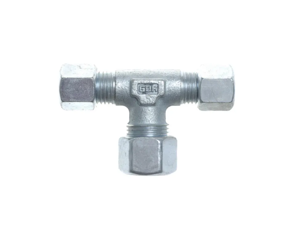 Zertifiziert Gimeg Stahl T-Stück - 15 x 12 x 15 mm