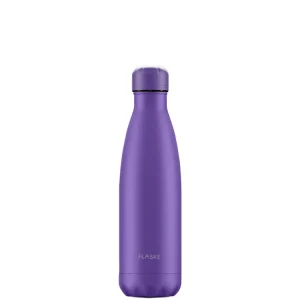 FLASKE 500 ml Trinkflasche aus Edelstahl - Lavender Geprüft