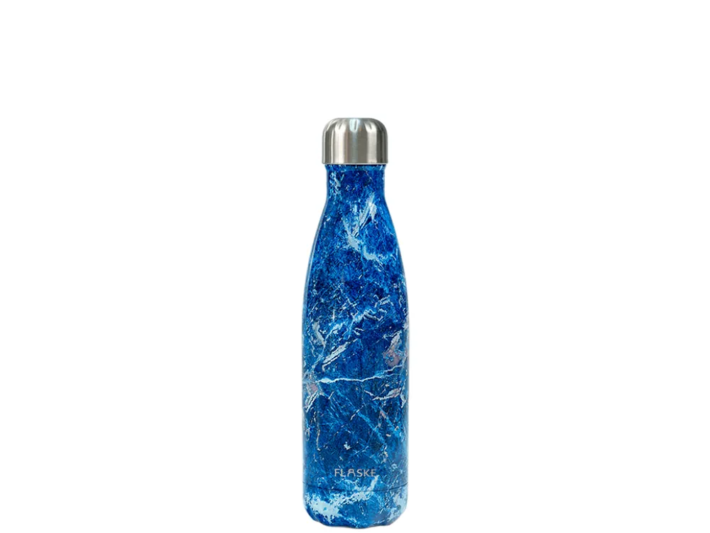 Aktuell FLASKE 500 ml Trinkflasche aus Edelstahl - Marble Skye