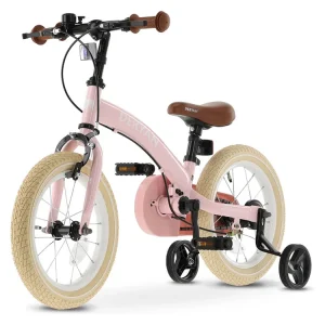 Deryan 12 Zoll Luxus 3-in-1 Kinderfahrrad - Pink Markenware