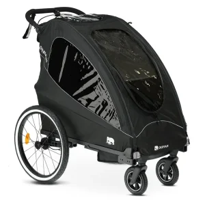 Aktuell Deryan Luxus 3-in-1 Fahrradanhänger - Black