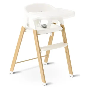 Deryan Luxe klappbarer Hochstuhl - White Expressversand