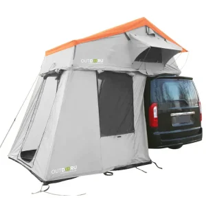 OutdoorU Family Plus 4 Pers Dachzelt inkl. Vorzelt - Hot Orange Finale Aktion