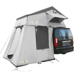 Online Kaufen OutdoorU Family Plus 4 Pers Dachzelt inkl. Vorzelt - Nordic Blue